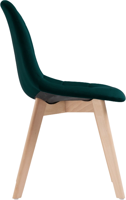 Стул Filip, green / wood