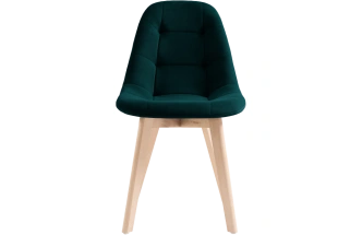 Стул Filip, green / wood