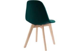 Стул Filip, green / wood