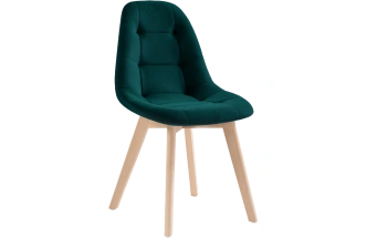 Стул Filip, green / wood