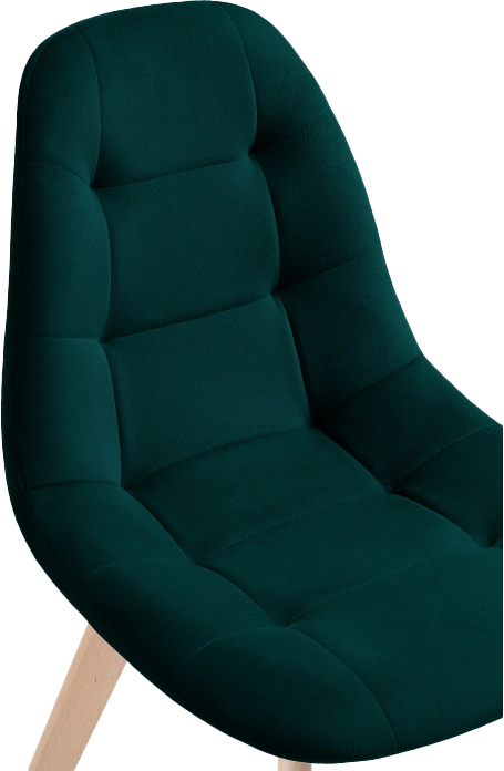 Стул Filip, green / wood