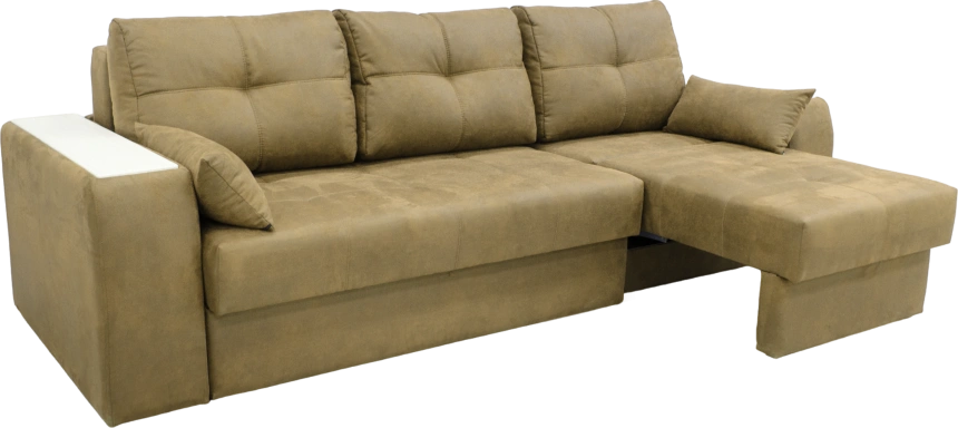 Диван прямой Остин 2, Ground 13, декор Рамух белый