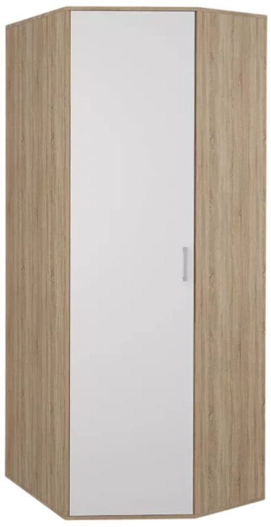 Шкаф угловой Мика, Дуб сонома / Белый