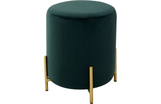 Пуф Rice, Bluvel-78 green / gold