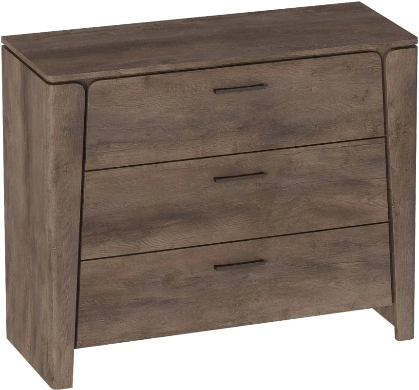 Комод Мальта, с 3-мя ящиками, таксония