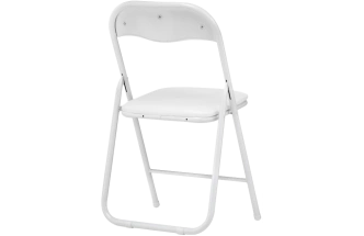 Стул Fold 1, складной, white / white