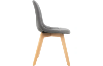 Стул Filip, dark gray / wood