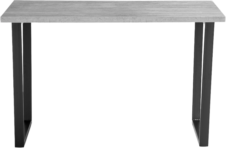 Кухонный стол Лота Лофт, 140x80, ЛДСП, бетон, каркас черный матовый