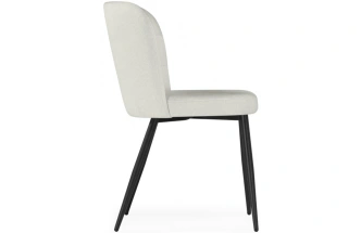Стул Kilian, на металлокаркасе, светло бежевый / чёрный