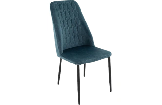 Стул Марсала, мягкий, милано 08, велюр, каркас черный