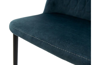 Стул Марсала, мягкий, милано 08, велюр, каркас черный