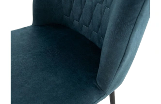 Стул Марсала, мягкий, милано 08, велюр, каркас черный