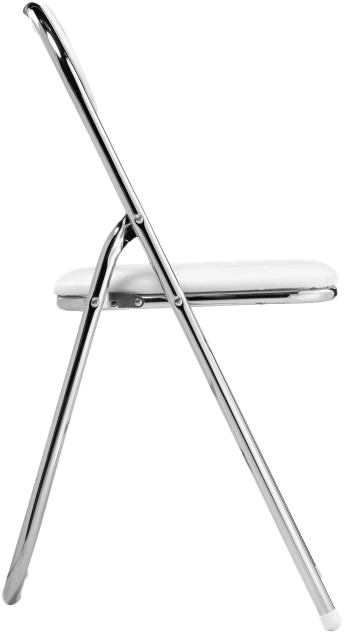 Стул Fold 1, складной, white / chrome