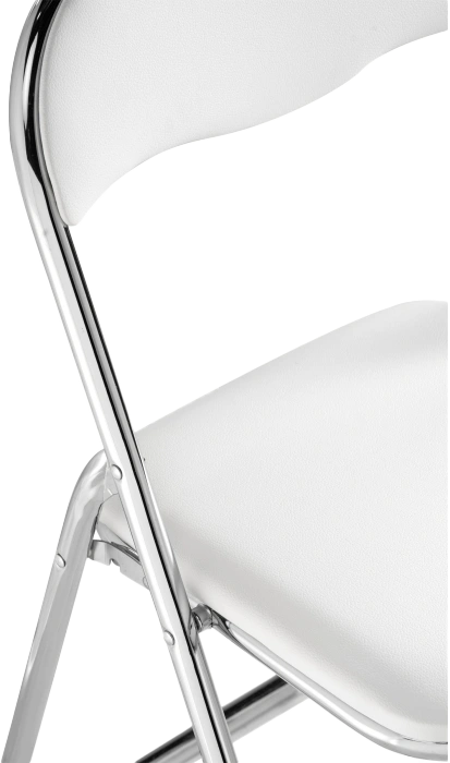 Стул Fold 1, складной, white / chrome