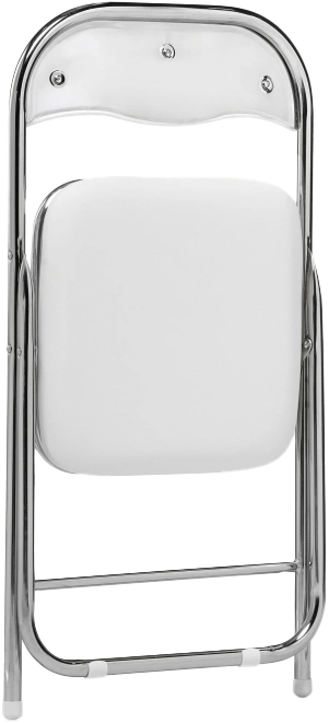 Стул Fold 1, складной, white / chrome