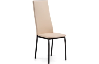 Стул Mirilis, на металлокаркасе ваниль / темный мусс