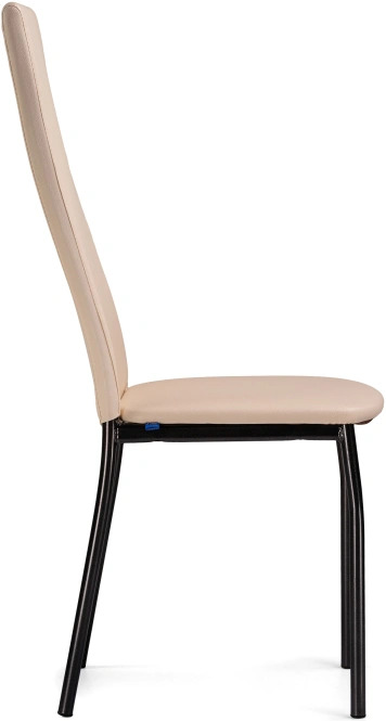 Стул Mirilis, на металлокаркасе ваниль / темный мусс