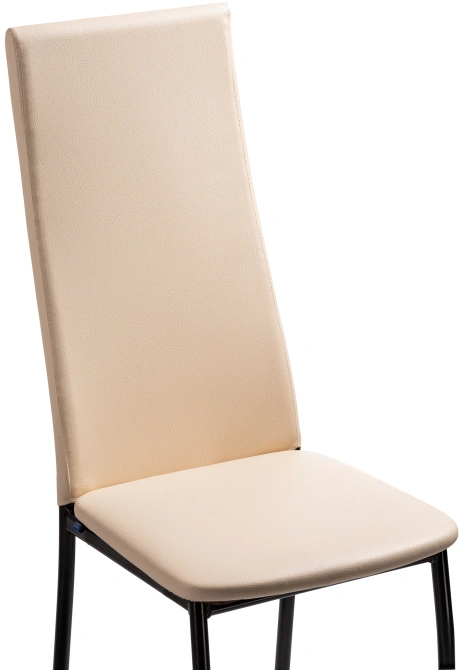 Стул Mirilis, на металлокаркасе ваниль / темный мусс