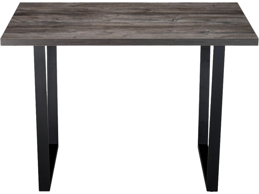 Кухонный стол Эльпатия, 110x75, ЛДСП, дуб рошелье, каркас черный матовый