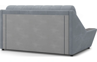 Диван прямой Канзас 140, модель 065, Maxx 900 (серый) / венге