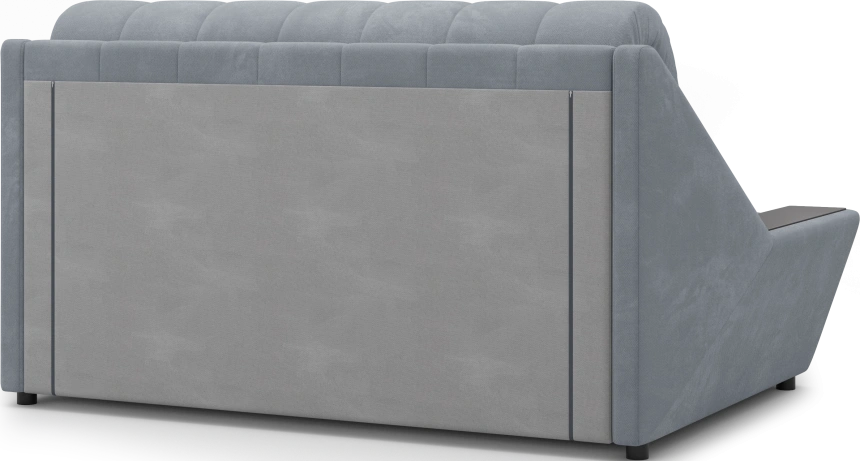 Диван прямой Канзас 140, модель 065, Maxx 900 (серый) / венге