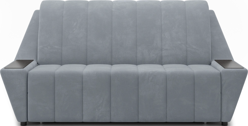 Диван прямой Канзас 140, модель 065, Maxx 900 (серый) / венге