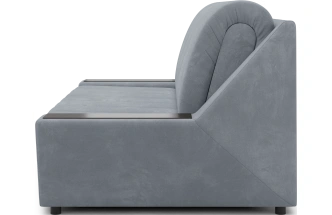 Диван прямой Канзас 140, модель 065, Maxx 900 (серый) / венге