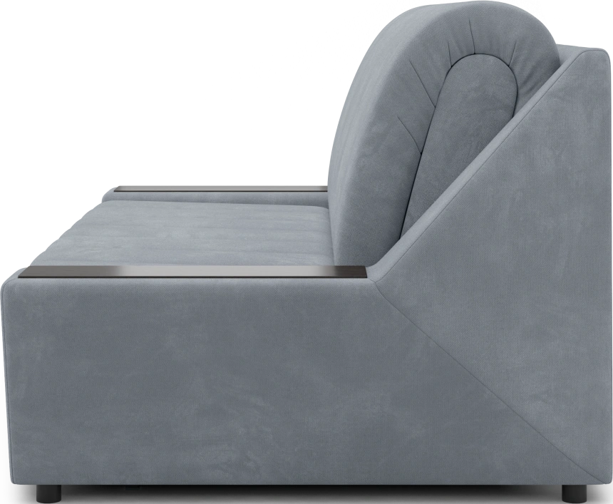 Диван прямой Канзас 140, модель 065, Maxx 900 (серый) / венге