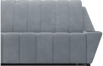 Диван прямой Канзас 140, модель 065, Maxx 900 (серый) / венге