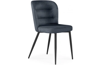 Стул Kilian, на металлокаркасе,  тёмно серый / чёрный