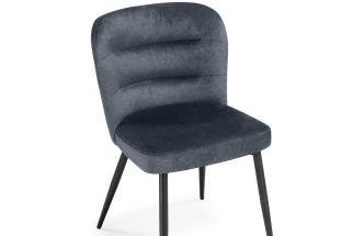 Стул Kilian, на металлокаркасе,  тёмно серый / чёрный