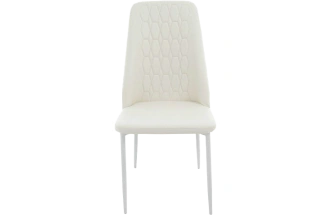 Стул Марсала, мягкий, батлер 08, экокожа, каркас белый