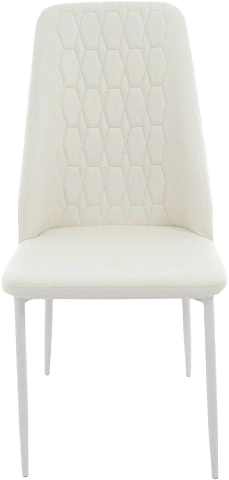 Стул Марсала, мягкий, батлер 08, экокожа, каркас белый