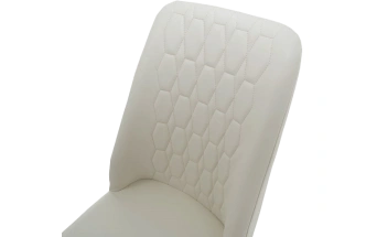 Стул Марсала, мягкий, батлер 08, экокожа, каркас белый