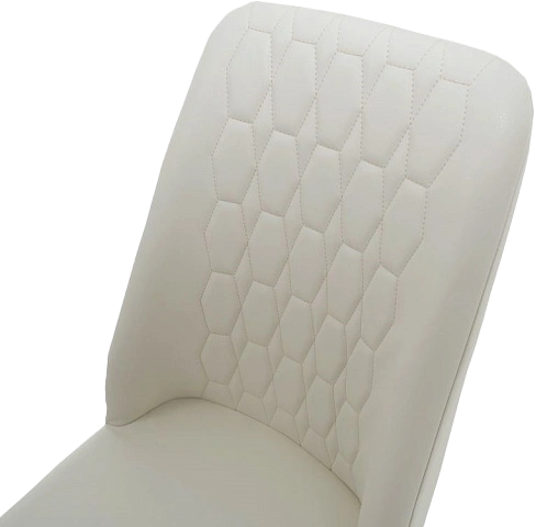 Стул Марсала, мягкий, батлер 08, экокожа, каркас белый