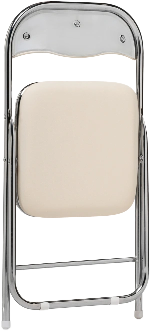 Стул Fold 1, складной, beige / chrome