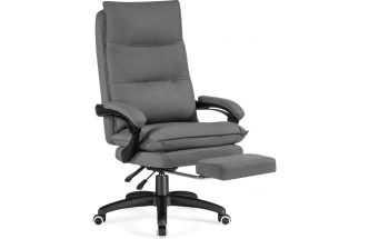 Компьютерное кресло Rapid, с подножкой для ног, серое