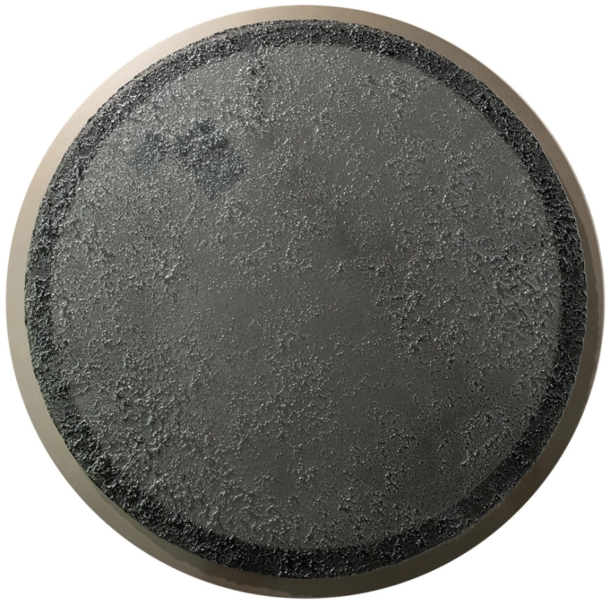 Журнальный стол 58DB-24080, 80x80x42, стекло, черный / латунь