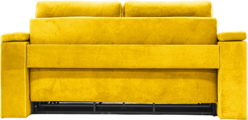 Диван прямой Бруно, Catania lemon, нить белая