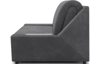 ​Диван прямой Канзас 140, модель 065, Maxx 965​ (темно-серый) / венге