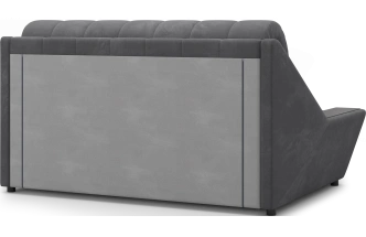 ​Диван прямой Канзас 140, модель 065, Maxx 965​ (темно-серый) / венге