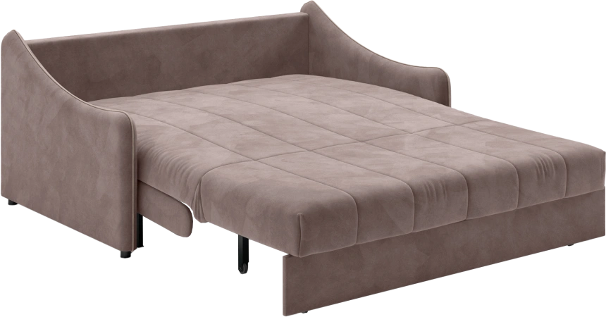 ​Диван прямой Дели 160, модель 032, Ultra Stone​ / Ultra Sand​ (коричневый)