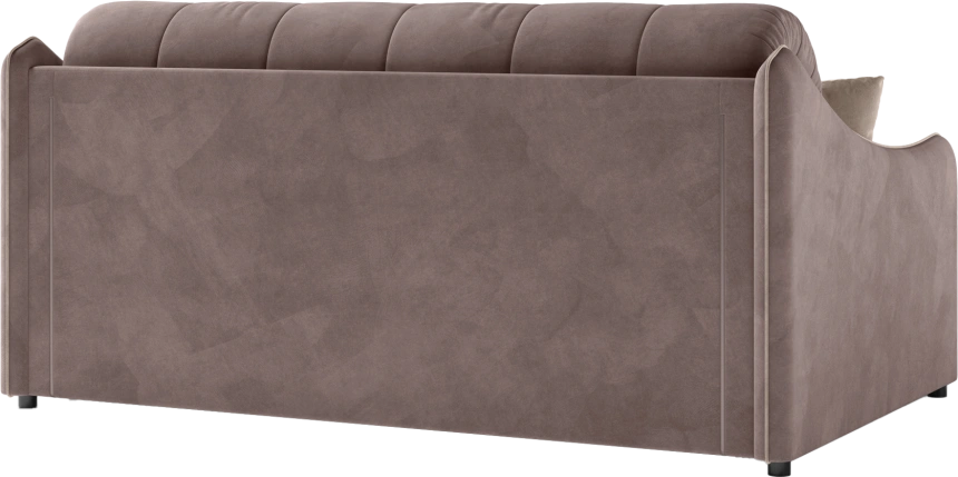 ​Диван прямой Дели 160, модель 032, Ultra Stone​ / Ultra Sand​ (коричневый)