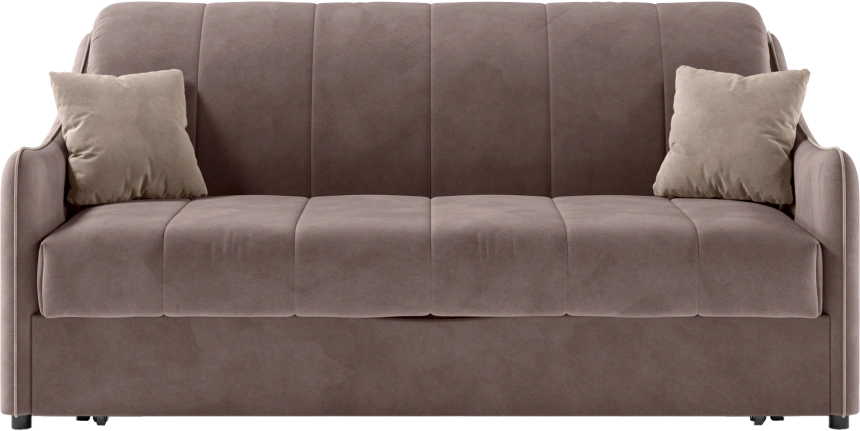 ​Диван прямой Дели 160, модель 032, Ultra Stone​ / Ultra Sand​ (коричневый)