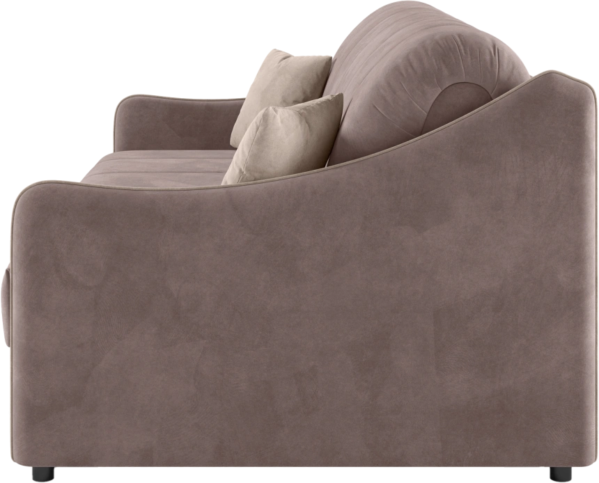 ​Диван прямой Дели 160, модель 032, Ultra Stone​ / Ultra Sand​ (коричневый)