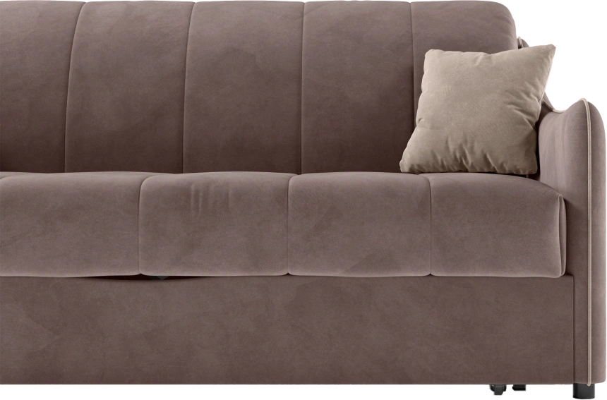 ​Диван прямой Дели 160, модель 032, Ultra Stone​ / Ultra Sand​ (коричневый)