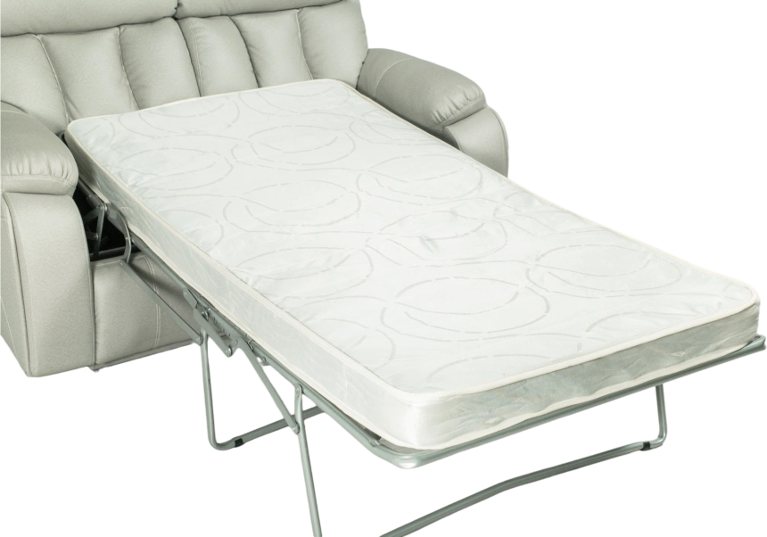 Диван прямой Азалия, Нубук №3 Light Grey