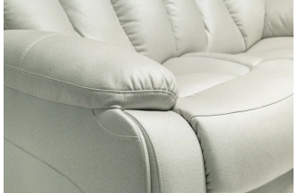 Диван прямой Азалия, Нубук №3 Light Grey