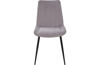 Стул Flip, мягкий, серый, велюр G108-33
