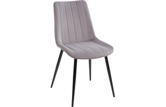 Стул Flip, мягкий, серый, велюр G108-33